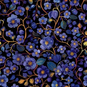 Violets Art Nouveau-7