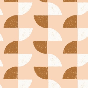 Geometric, Triangle, Stripes, Brown, Tan, Modern, Retro, Shapes, Texture, Peach