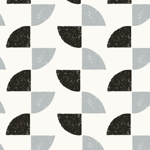 Geometric, Triangle, Stripes, Black, White, Gray, Modern, Retro, Shapes, Texture, Black and White 
