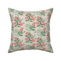 Modern Tropical Carimar Gardens Artichoke Green Small Scale