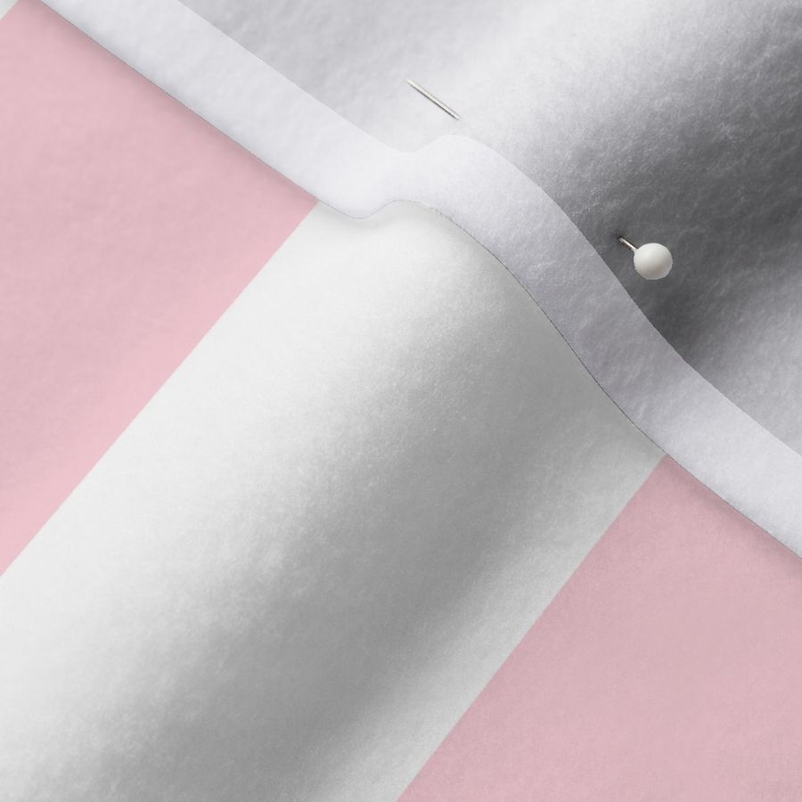 medium stripe - white / pink