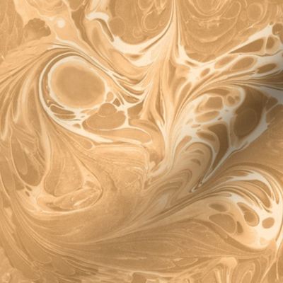 Swirl Marbling - Warm Liquid Amber