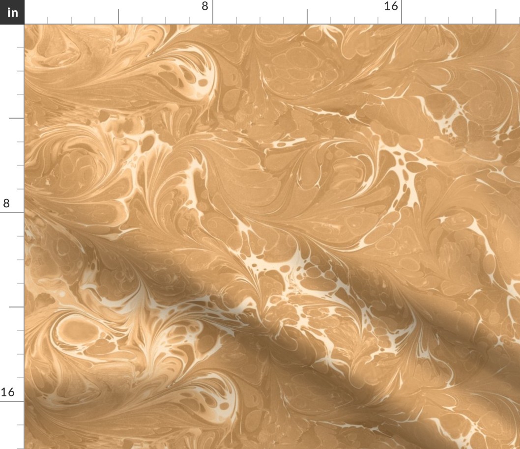 Swirl Marbling - Warm Liquid Amber