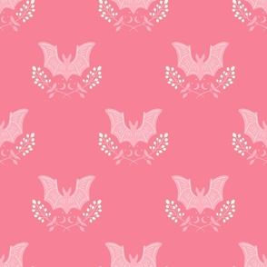 Whimsy Bats - Bright Pink and Pink LG