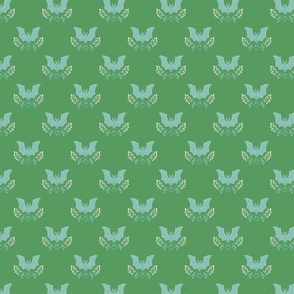 Whimsy Bats - Green and Aqua SM