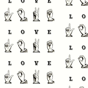 Vintage ASL/ESL love language