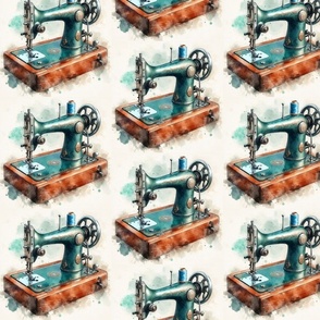 AI Antique Sewing Machine