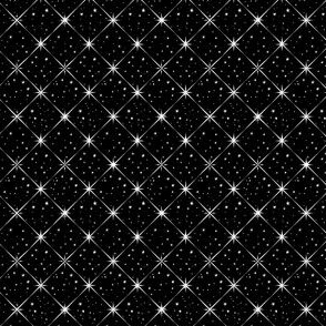 Black & White Geometric Fabric - small 