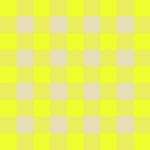 bright bright yellow gingham 