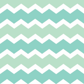 Chevron Seafoam Two Tone