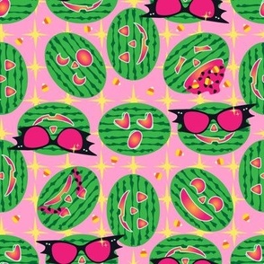Jack o melons- Pink Background