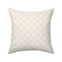 Geometric Retro One Inch Checkerboard Subtlest Blush