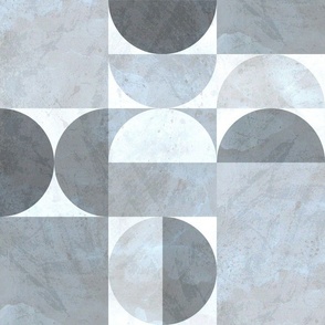 Geo Mid-Century Textured - Gray - Medium