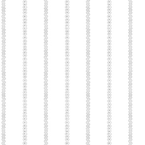 medium - Grandmillenial minimalistic wavy vertical lines - gray on white