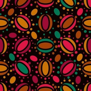 Retro pattern sixties abstract 