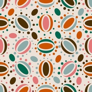 Retro pattern sixties abstract