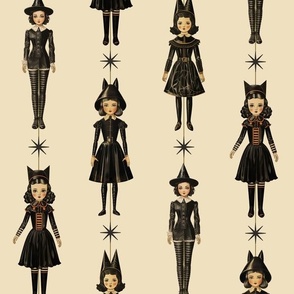 Halloween Paper Dolls