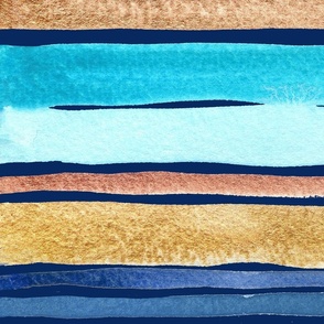 Beach Lines (Dark blue)