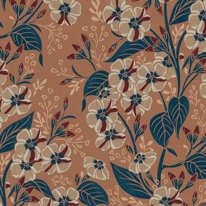 Colette Floral - Cinnamon