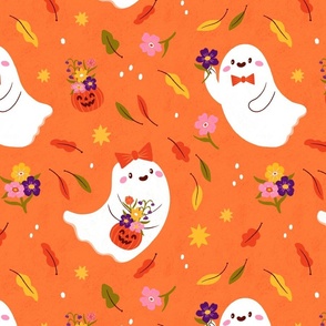 Bootiful Day Ghostie Floral | LG Scale | Fall Colors
