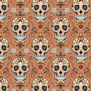 Cottagecore_Sugar_Skull Tile