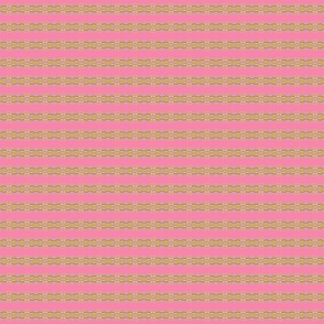 (XXS) Lovely Inspirational Floral Stripe in Pink