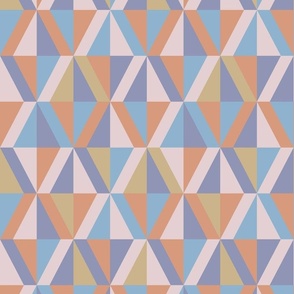 Abstract geometric pattern in mid-century style