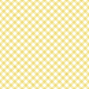 Lemons & Lavender Yellow Gingham