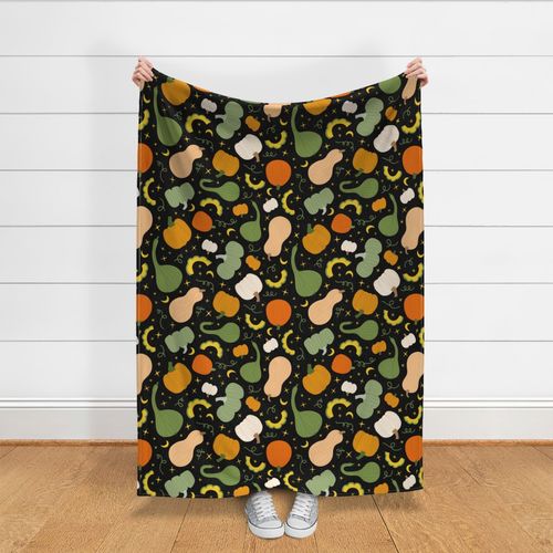 enchanted squash - black - extra large