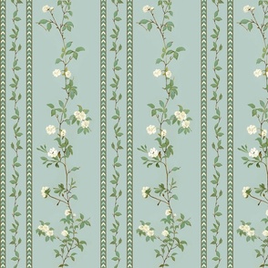 Chinoiserie Stripes in Sage