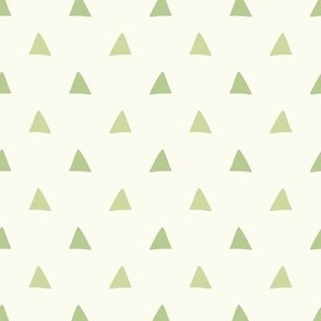 Triangles  - Light Green
