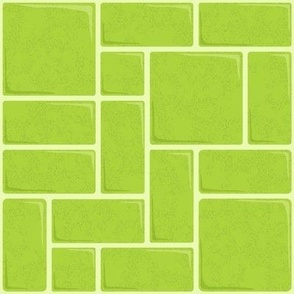 Block Brick Tile Lime _ Again