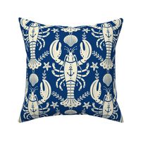 Blue Lobster with Anchor 2  - Large