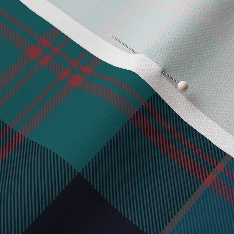 MacDonald 1819 tartan, 10" cool muted colors