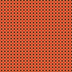 Brown And Orange Dot On Orange Background