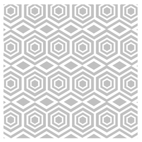 Grey Turkish Geometric Pattern