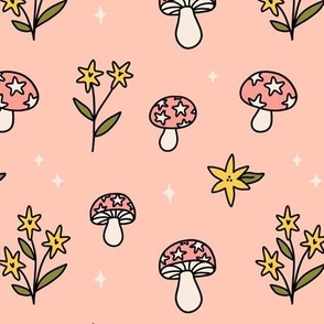 Star Mushrooms & Flowers