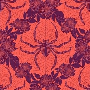 haunted cottagecore spider floral copy