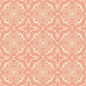Moroccan inspired mosaic tile in blush and cream