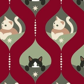 Christmas Ornaments With Cats Cranberry