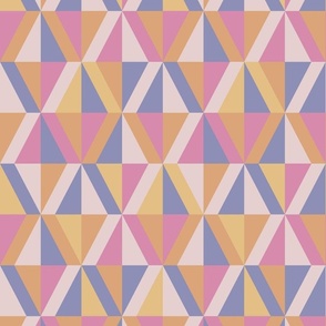 Abstract geometric pattern in mid-century style