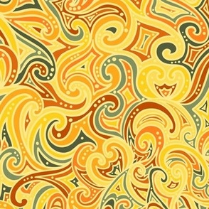 Somebody to Swirl (12") - orange, yellow, green (ST2023STS) 