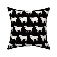 Baa Baa Hand-Painted Sheep - Black