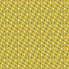 Retro Hexagons (3") - yellow, green (ST2023RH)