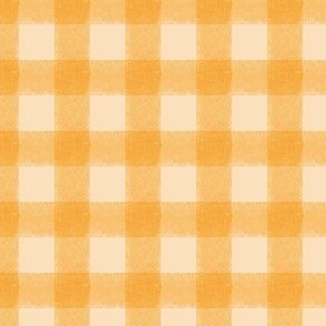 Small Rustic Gingham | Yellow & Cream | Country Cottagecore Goose