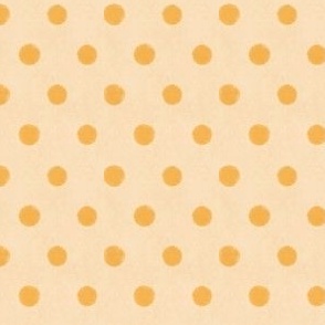 Country Polka Dot | Yellow and Cream | Cottagecore Autumn Geese