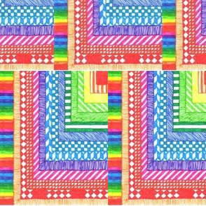 rainbow blanket - original