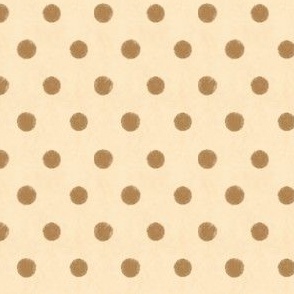 Country Polka Dot | Green and Cream | Cottagecore Autumn Geese Dreamy Pink