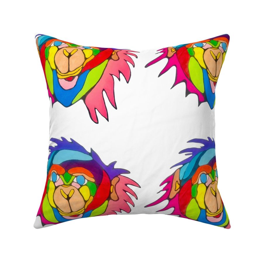 Funky Monkey Fiesta: Vibrant Designs on Spoonflower