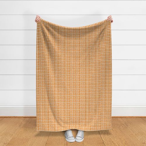 rustic gingham orange linen texture 